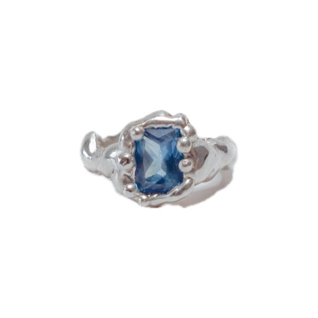 Leela Schauble - Blue Molten Ring