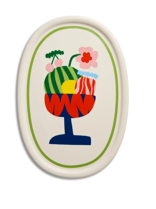 Ceramic platter x Micke Lindebergh