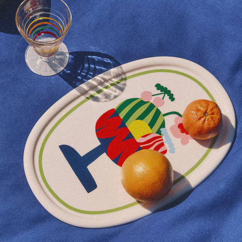 Ceramic platter x Micke Lindebergh
