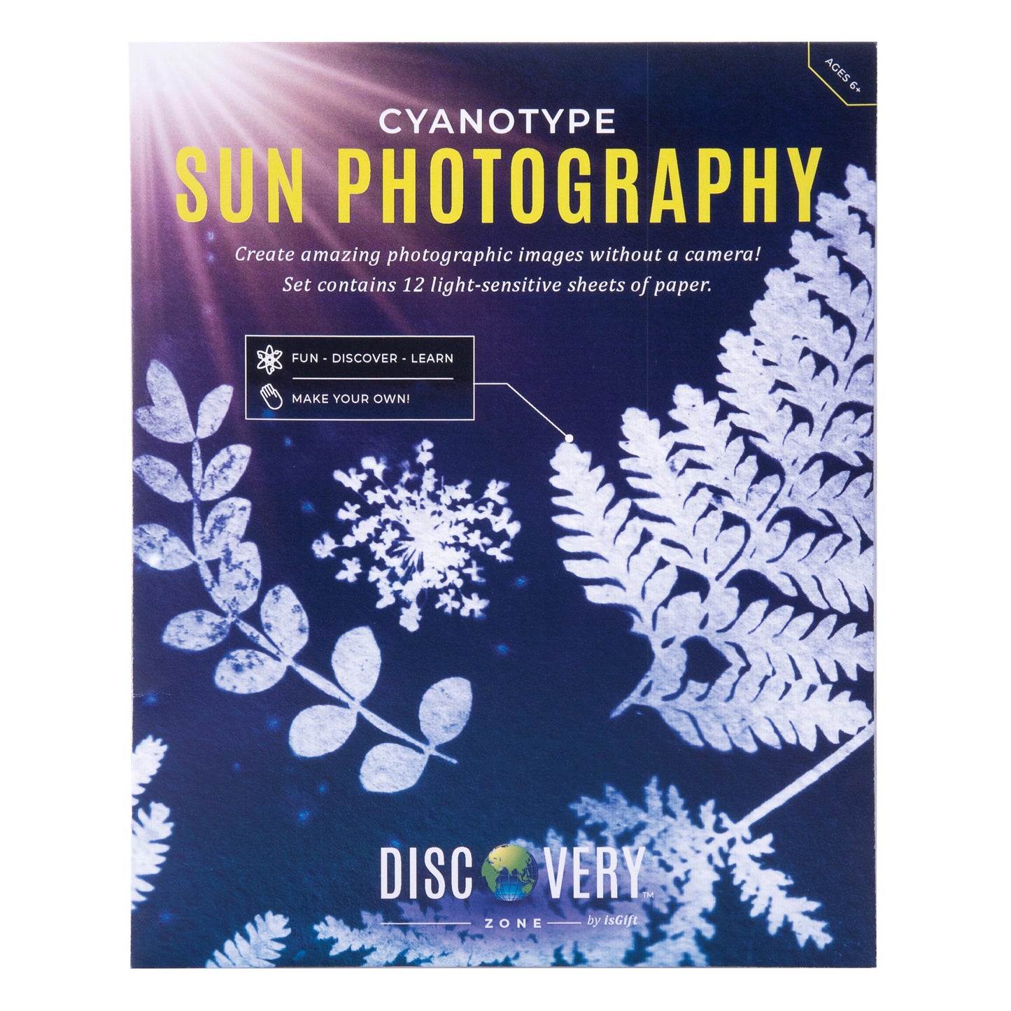 Cyanotype sun photography pack