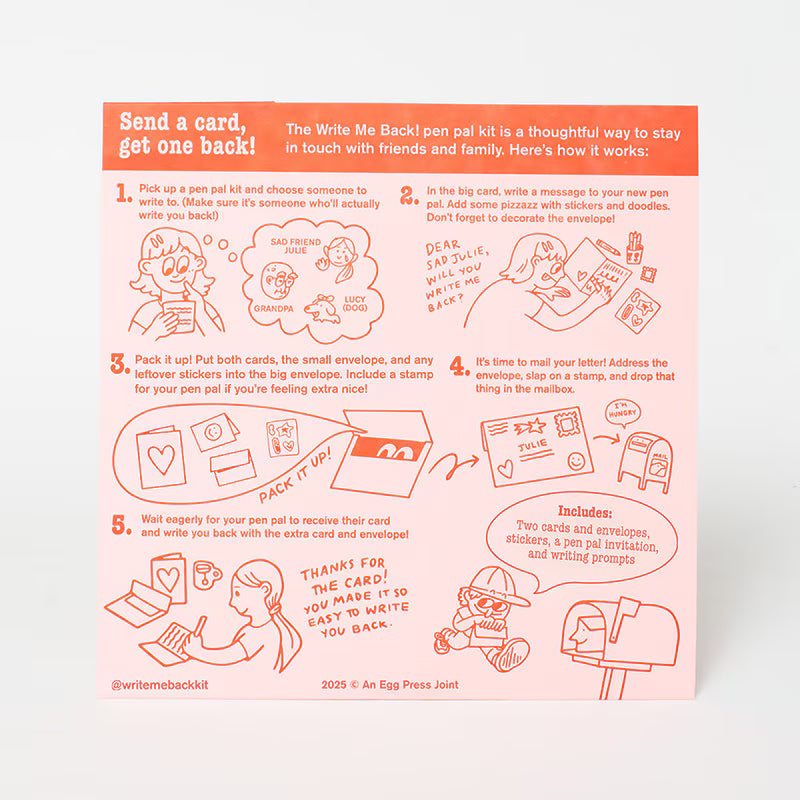Write me back! Pen pal kit - BFF Dog & Cat