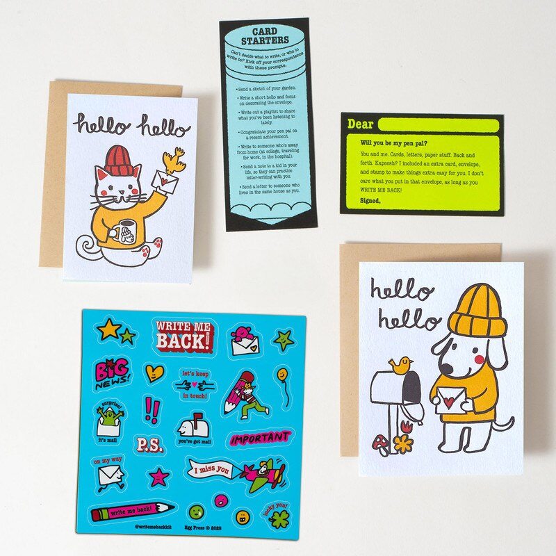 Write me back! Pen pal kit - BFF Dog & Cat