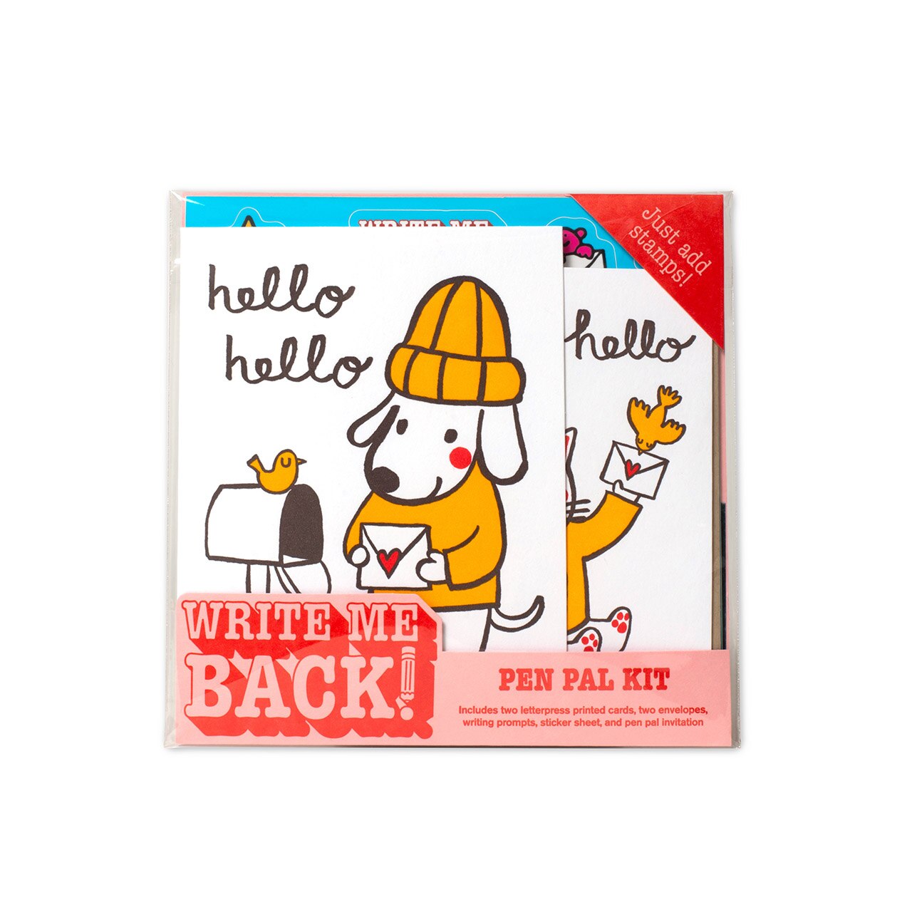 Write me back! Pen pal kit - BFF Dog & Cat