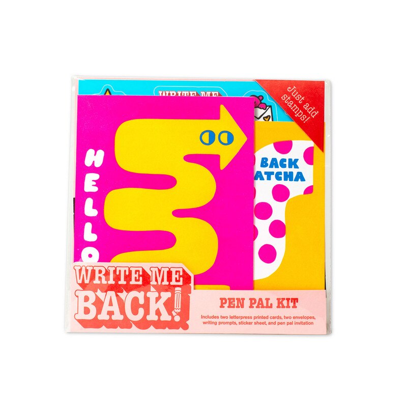 Write me back! Pen pal kit - Hello Arrows