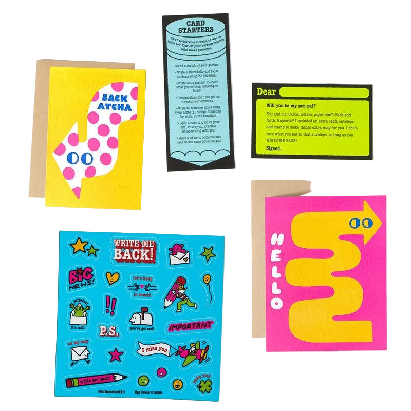 Write me back! Pen pal kit - Hello Arrows