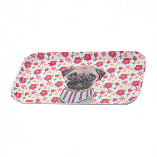 Pug serving tray