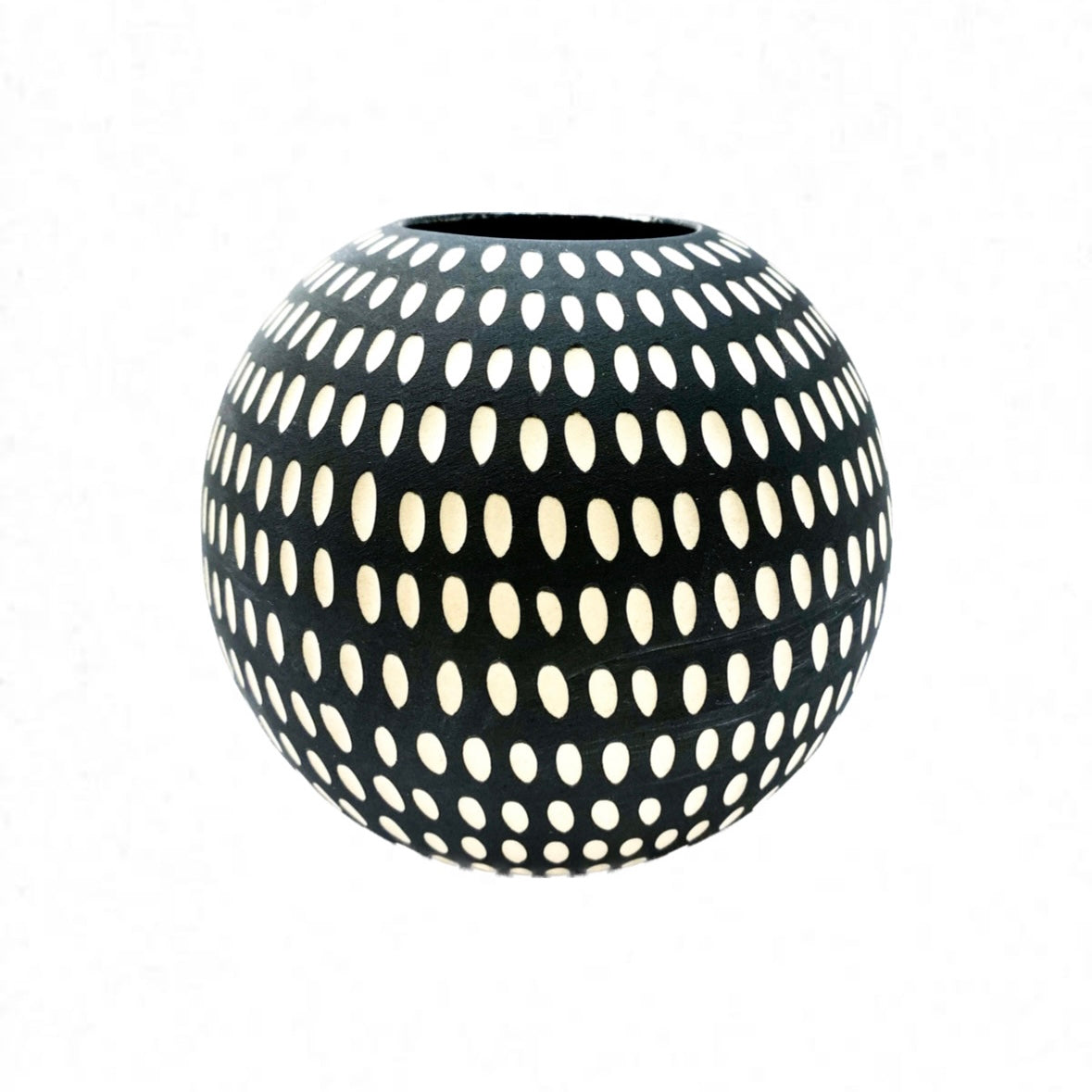 Sharon Muir - Black & White Ball Vase
