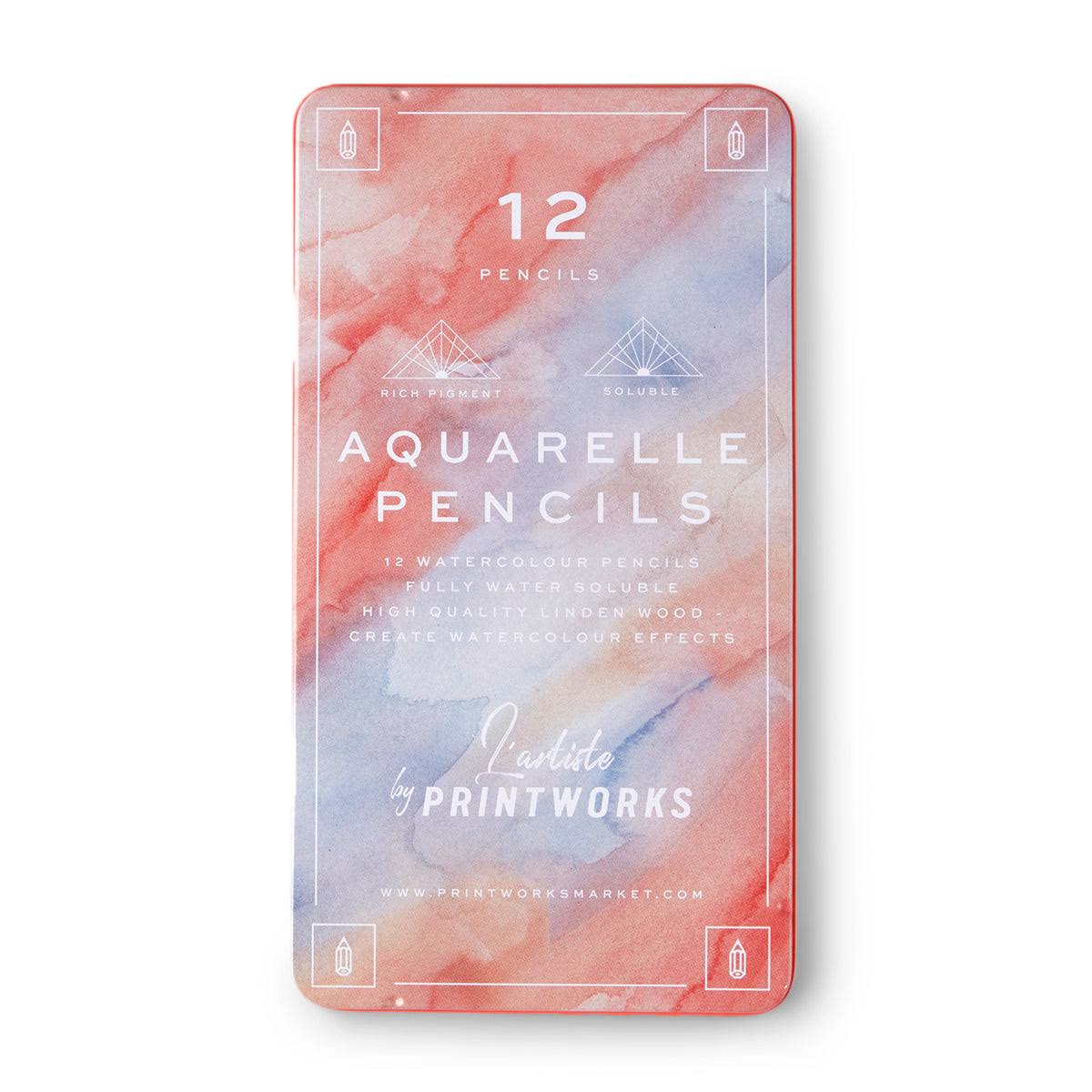 Aquarelle colour pencils