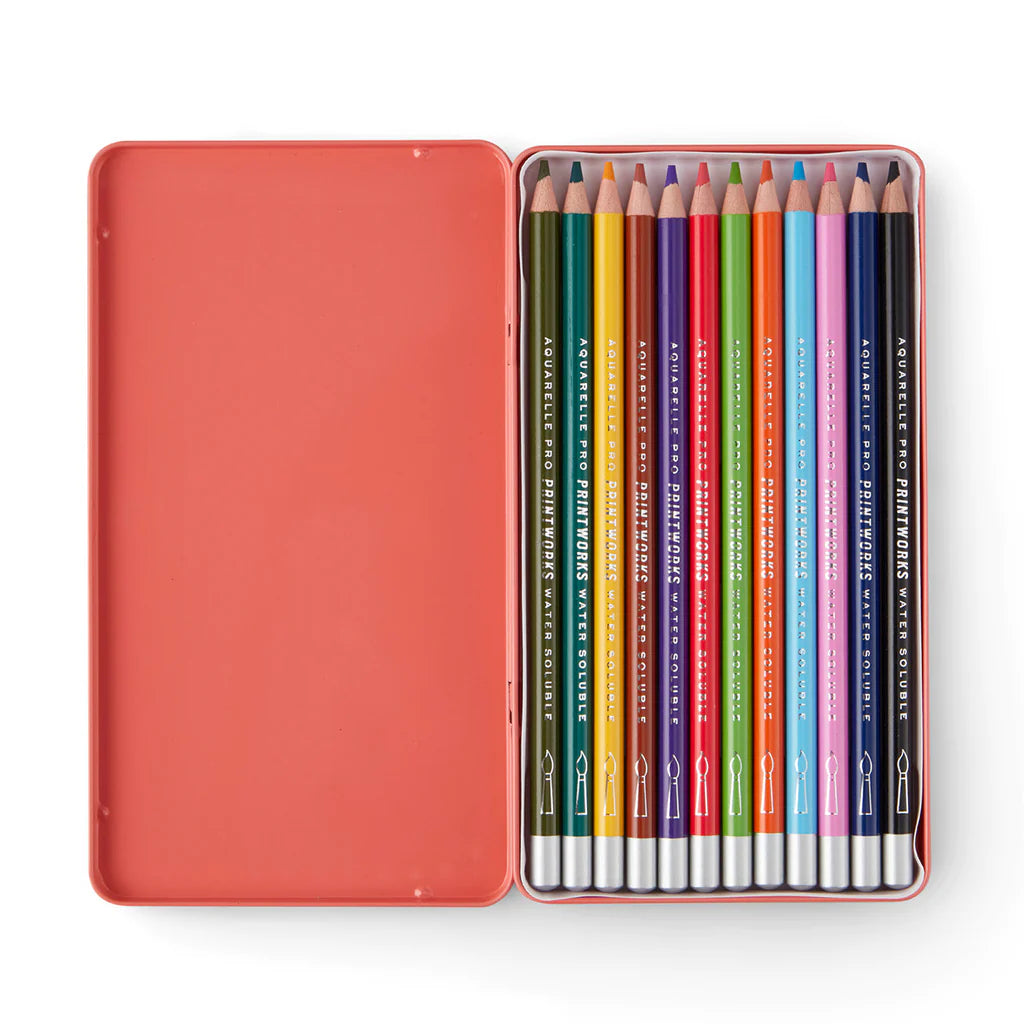 Aquarelle colour pencils