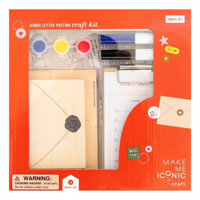 Letter posting craft kit