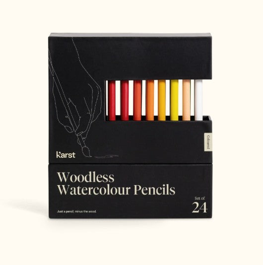 Karst - Woodless Watercolour Pencils 24pk