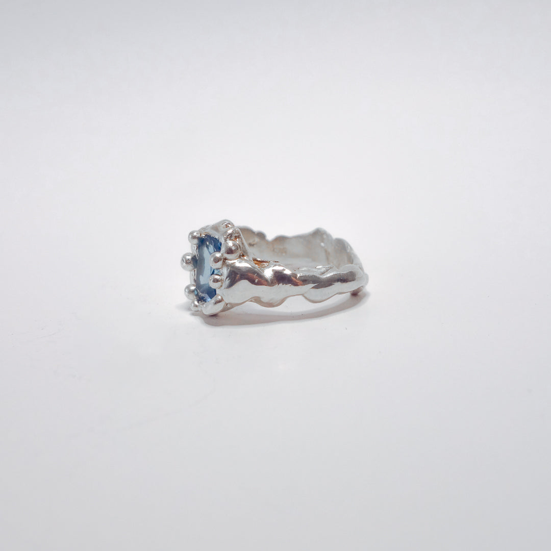 Leela Schauble - Blue Molten Ring