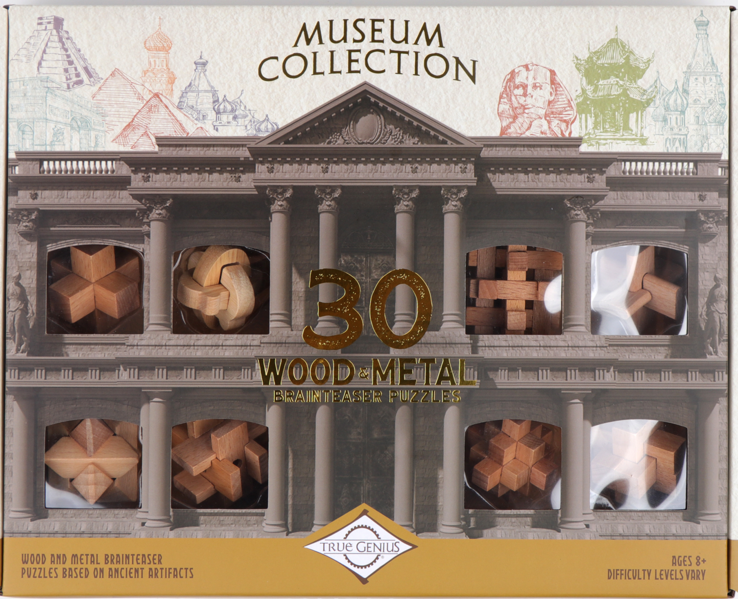 Museum Collection wood & metal brainteaser puzzles