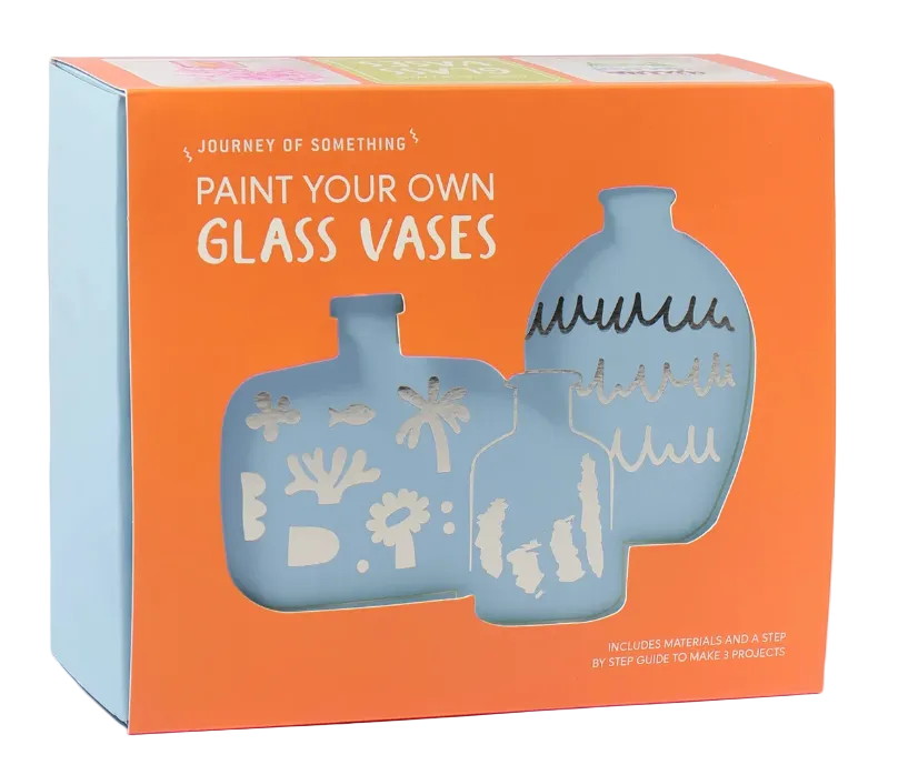Paint Your Own Glass Vases