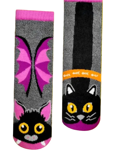 Pals Socks - Bat and Black cat