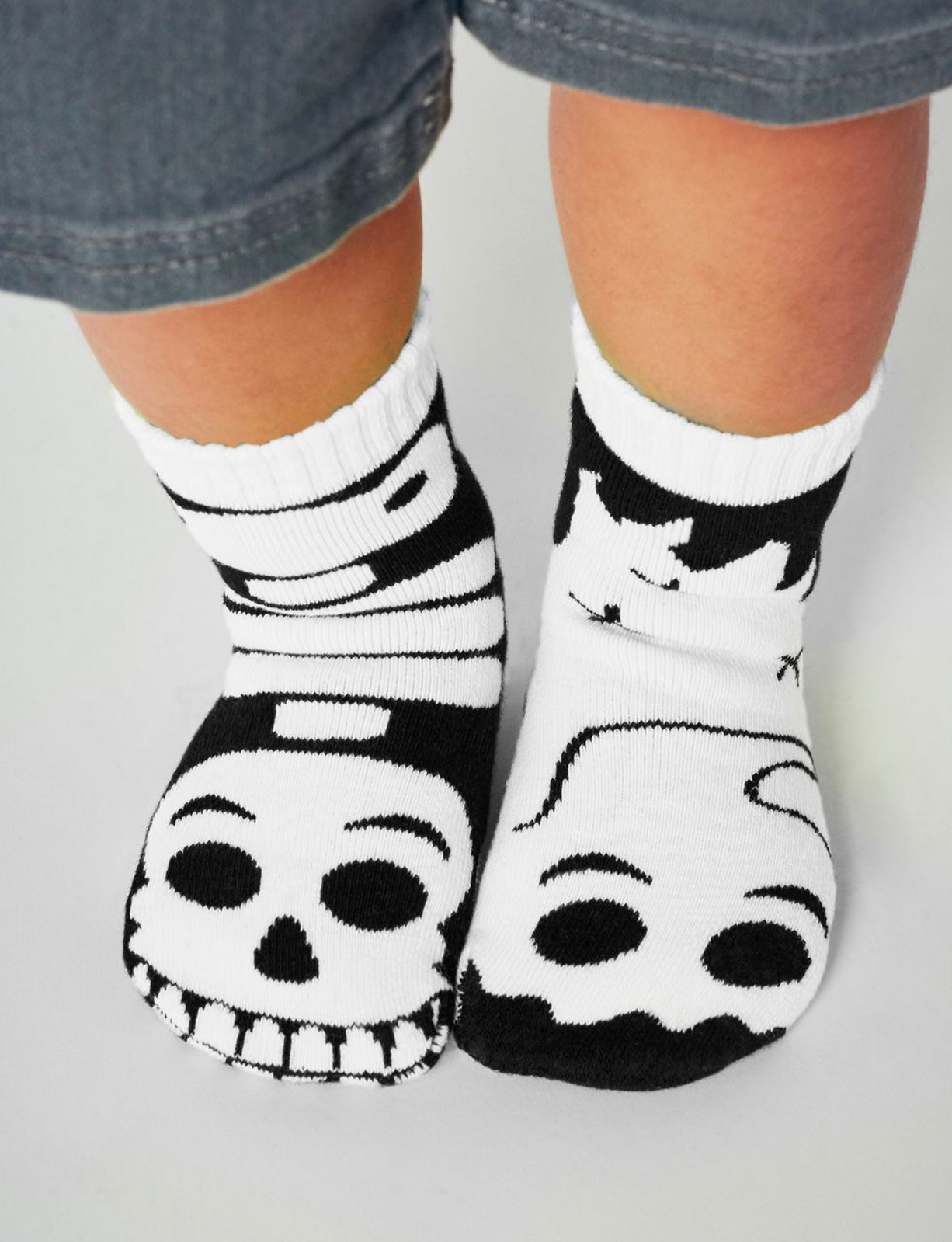 Pals Socks - Ghost and Skeleton (glow in the dark)