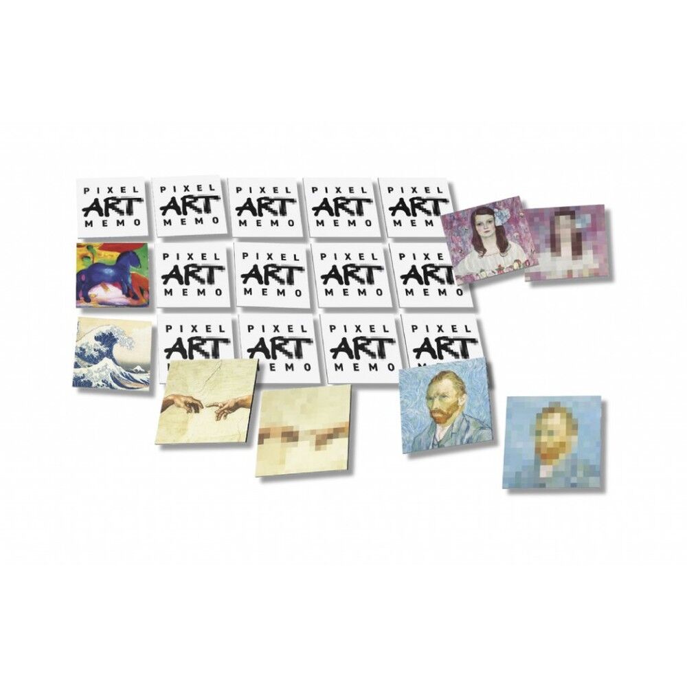 Pixel art memory game