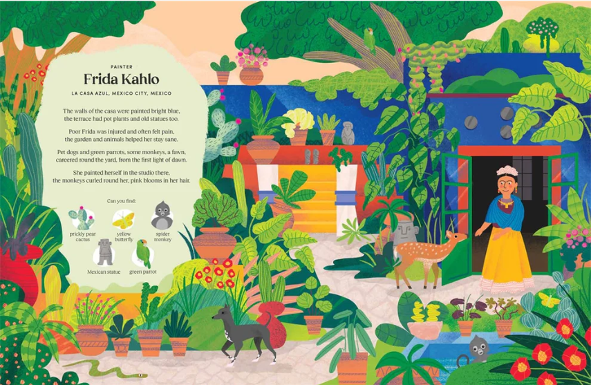 In an Artist's Garden A Seek-and-Find Book by Claire Orrell