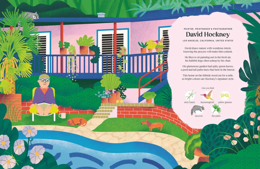 In an Artist's Garden A Seek-and-Find Book by Claire Orrell