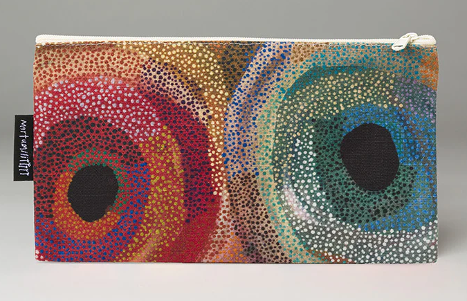 Marianne Burton cotton zip bag