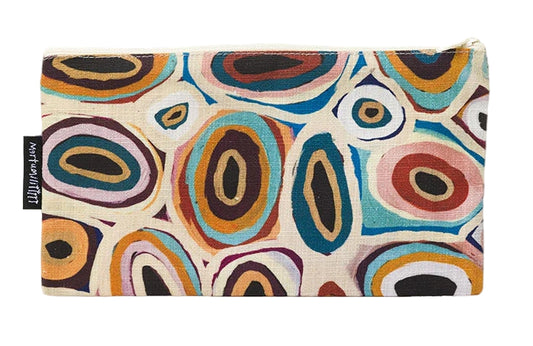 Gladys Kuru Bidu cotton zip bag