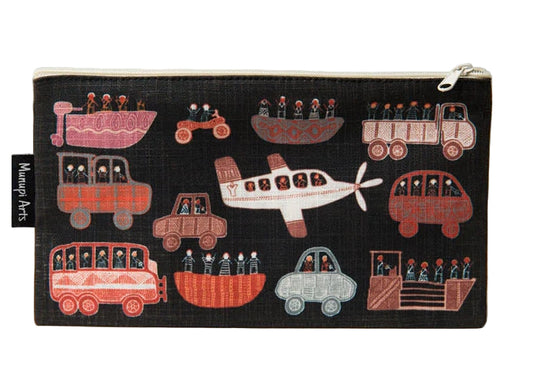 Debbie Coombes Cotton Zip Bags (Tiwi)