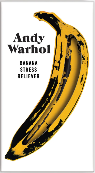 Andy Warhol banana stress reliever