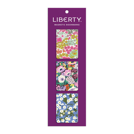 Liberty Floral Magnetic Bookmarks