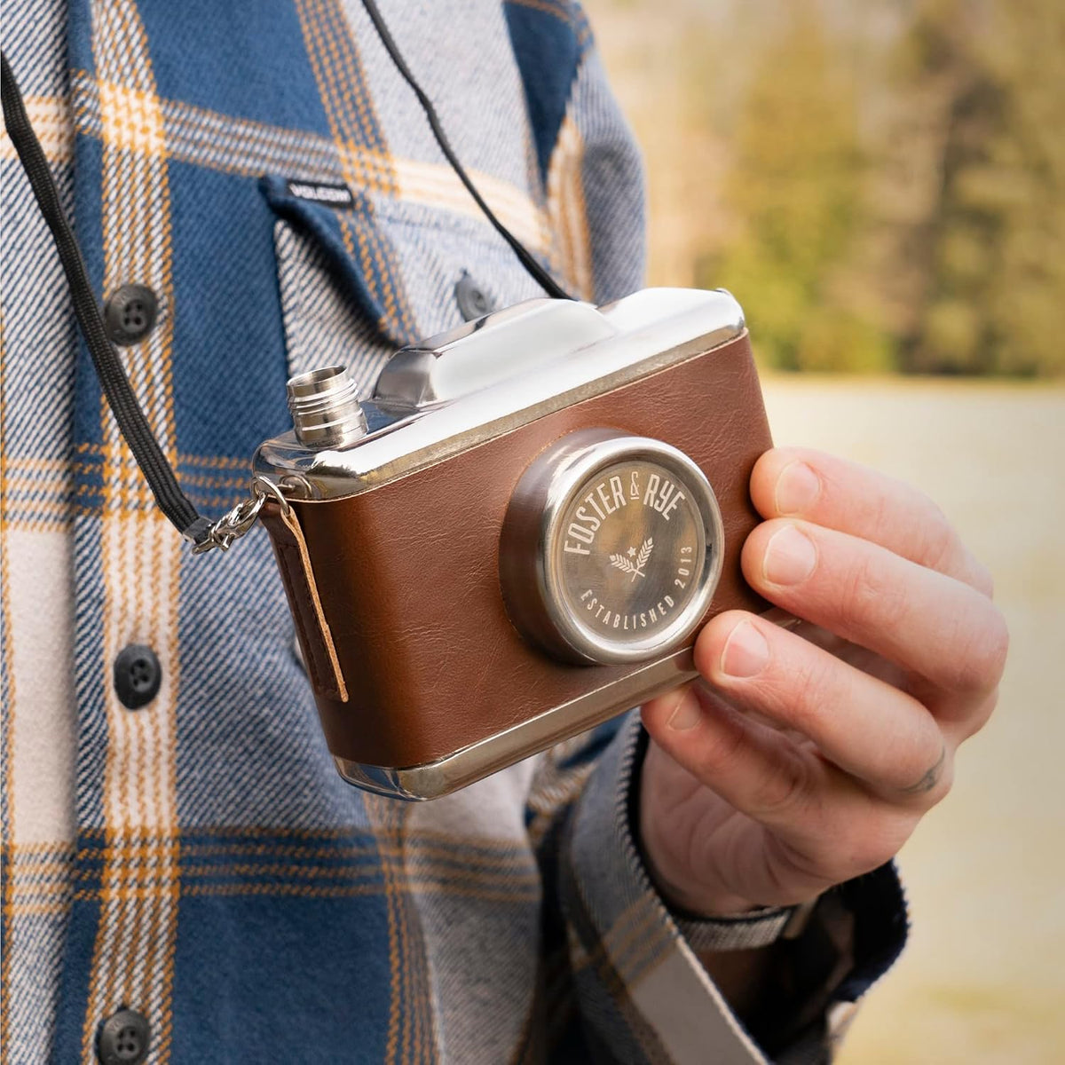 Snapshot camera flask