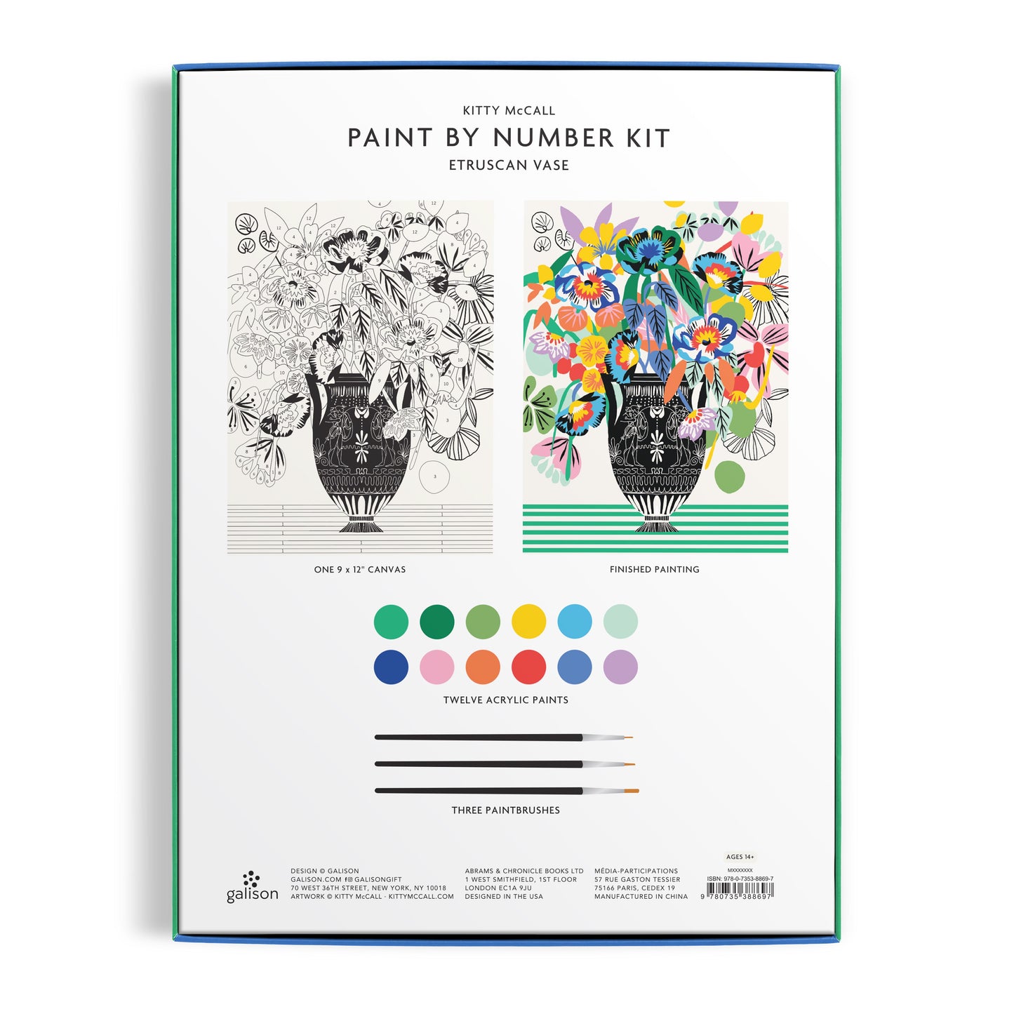 Etruscan Vase Paint by Number Kit
