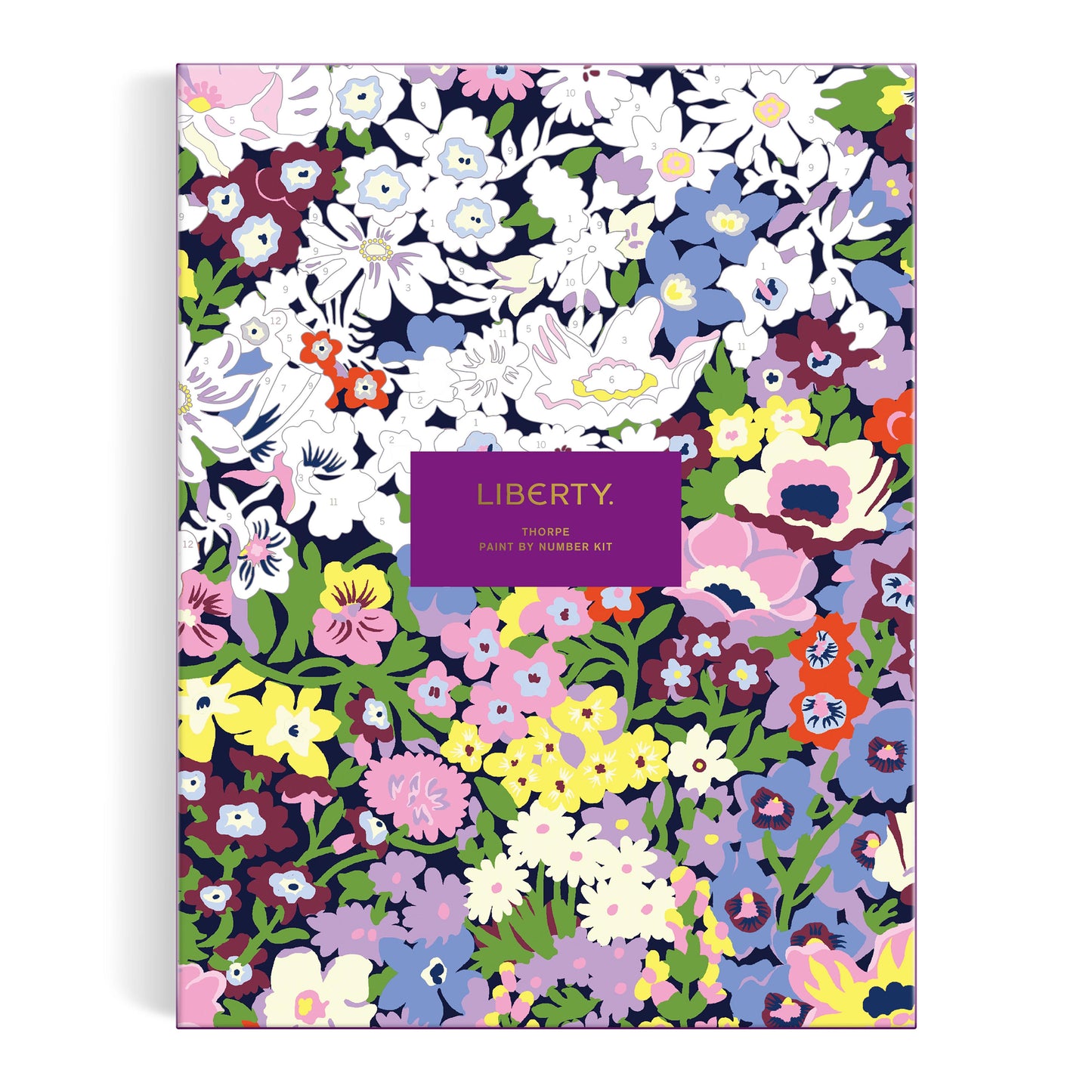 Liberty Floral paint by numbers kit