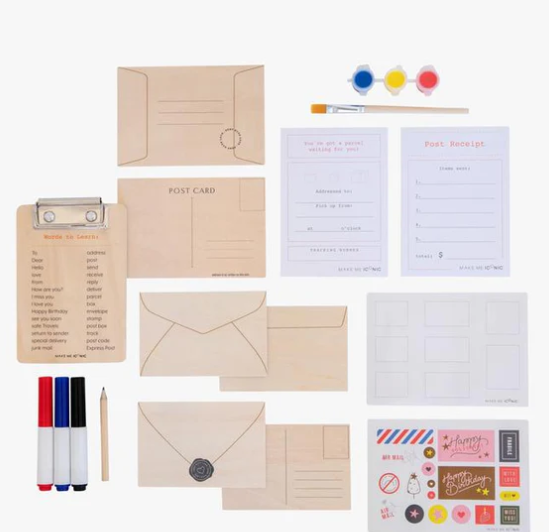 Letter posting craft kit