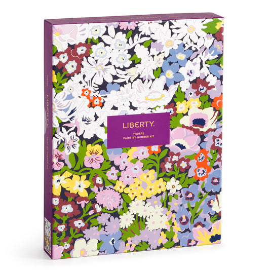 Liberty Floral paint by numbers kit