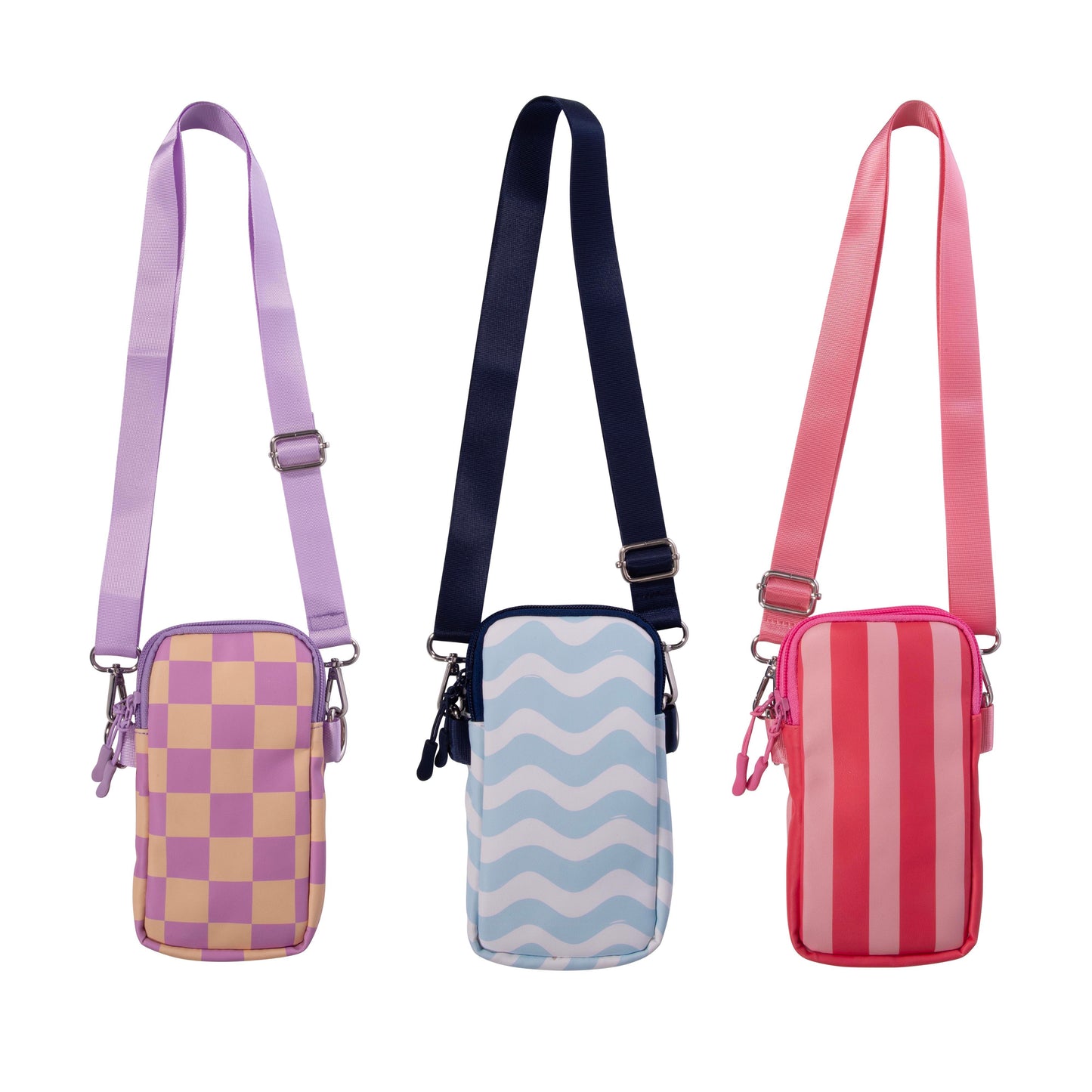 Phone and glasses cross body case