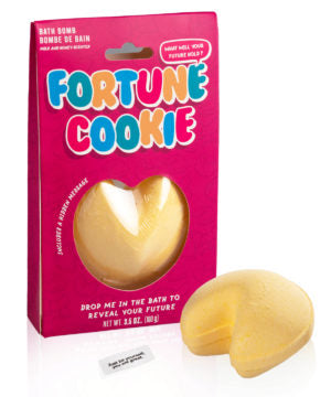 Fortune cookie bath bomb