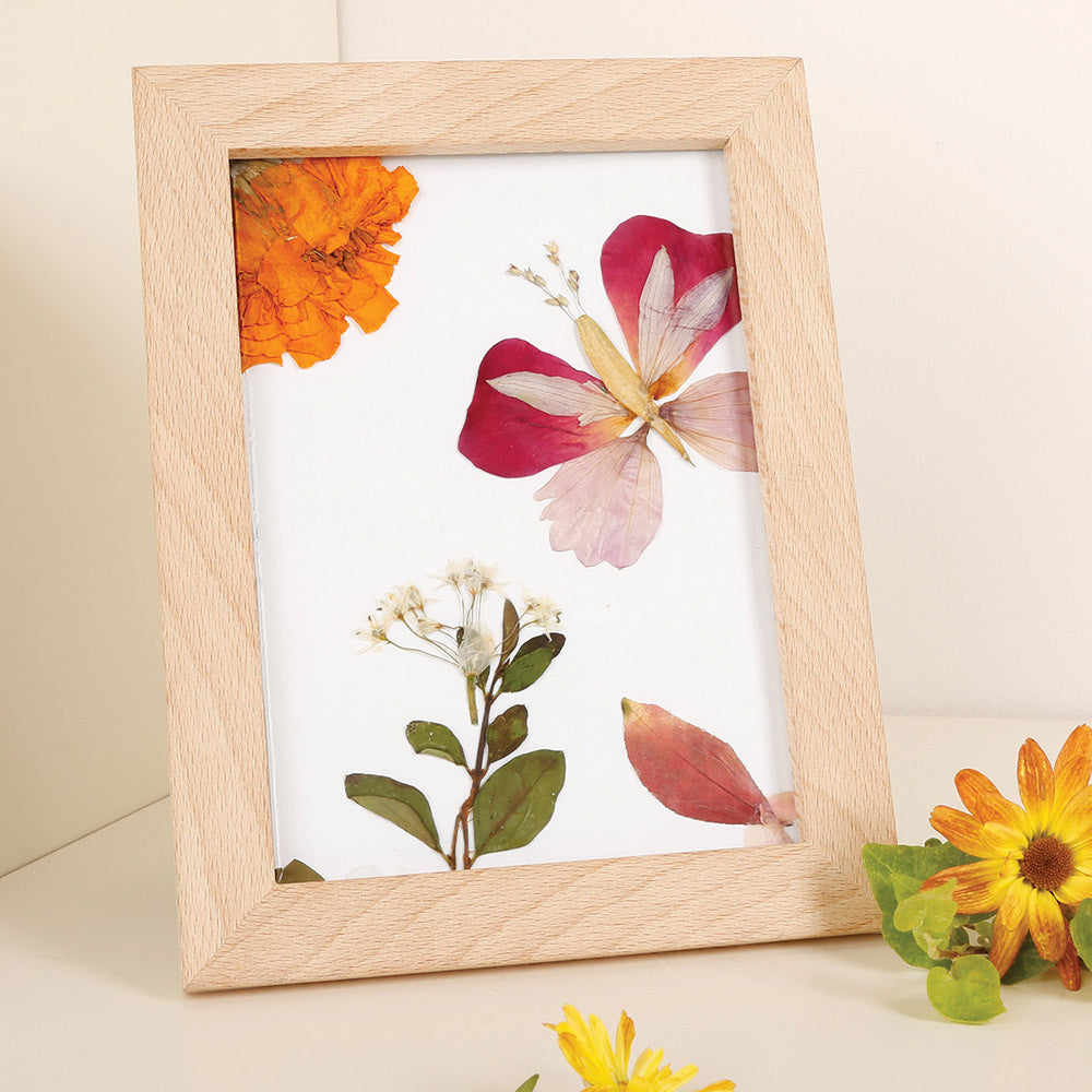 Pressed flower frame art