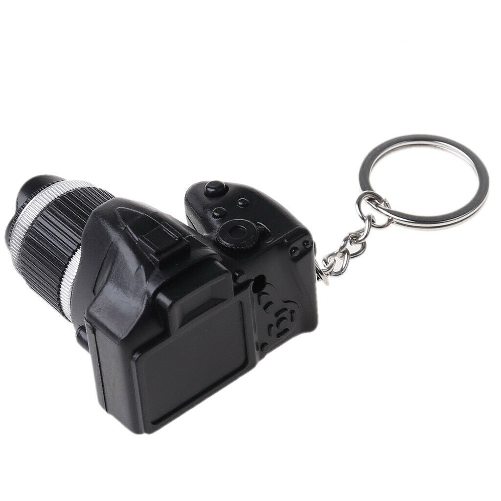 SLR camera keychain with shutter sound