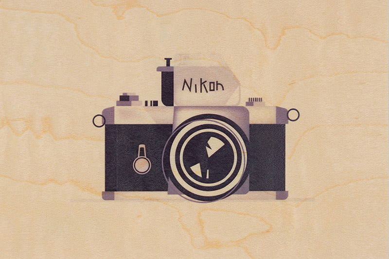 Woodhi Postcard - Nikon Camera