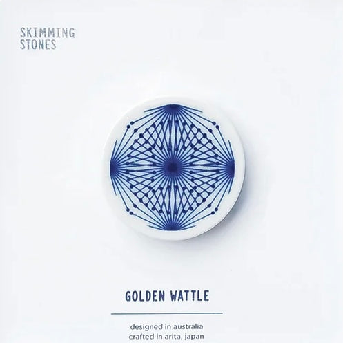 Skimming Stones - Magnet Golden wattle