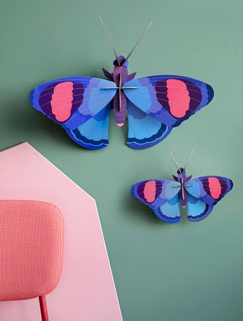 Peacock butterfly small wall decoration