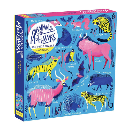 Mudpuppy - Mammals with Mohawks 500p puzzle