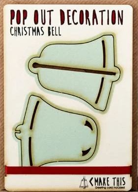 POP OUT CARD COMPANY -  Xmas Bell hanging